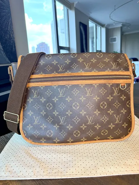Louis Vuitton LV Unisex Louis Vuitton Bosphore GM Monogram Canvas Shoulder Bag
