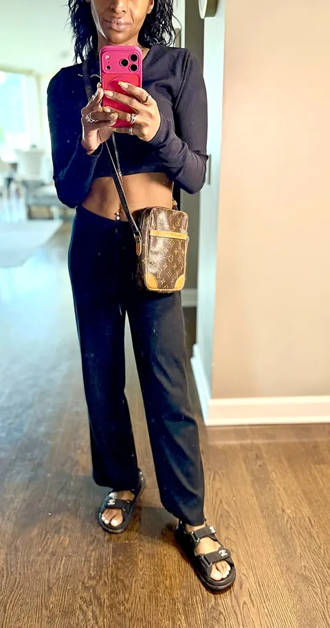 Louis Vuitton Danube PM Monogram Canvas Crossbody Shoulder Bag